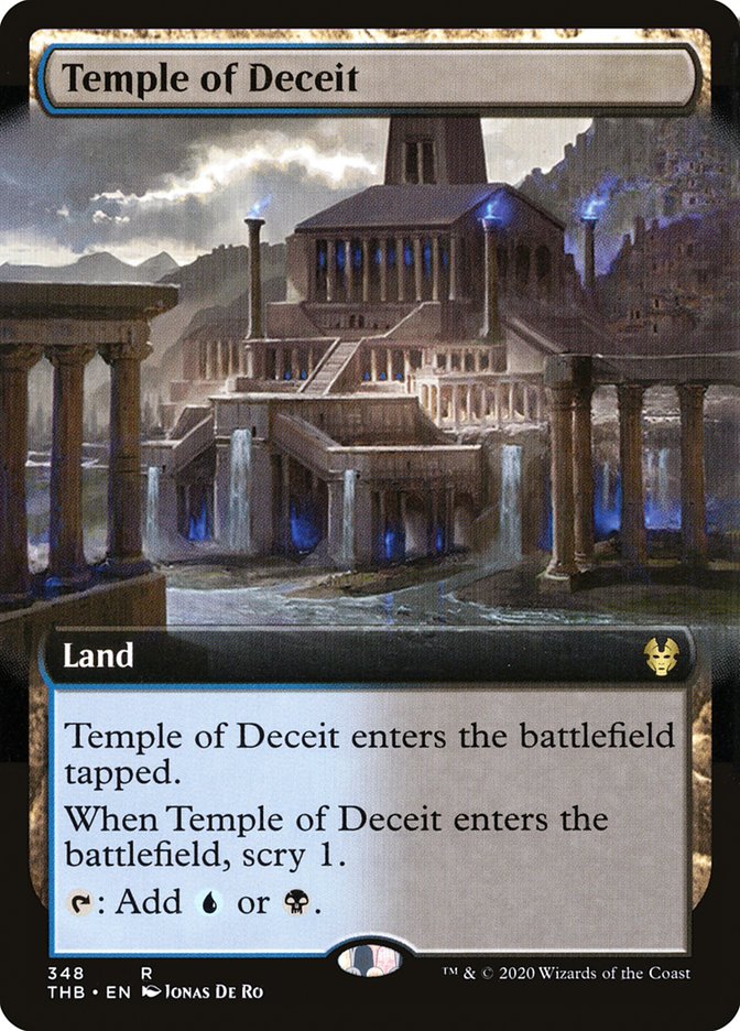 Temple of Deceit (Extended Art) [Theros Beyond Death] | Clutch Gaming