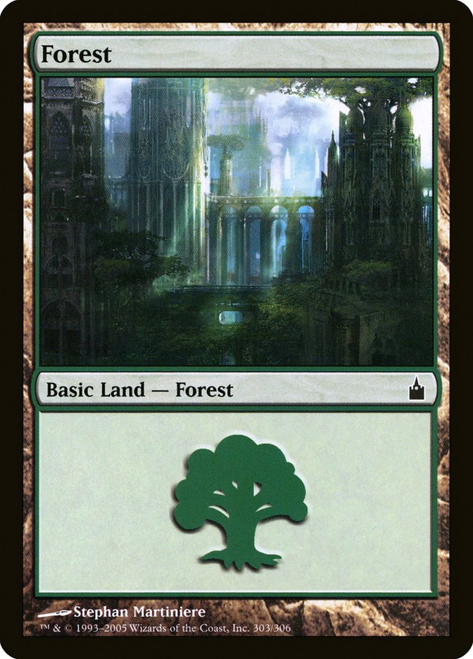 Forest (303) [Ravnica: City of Guilds] | Clutch Gaming