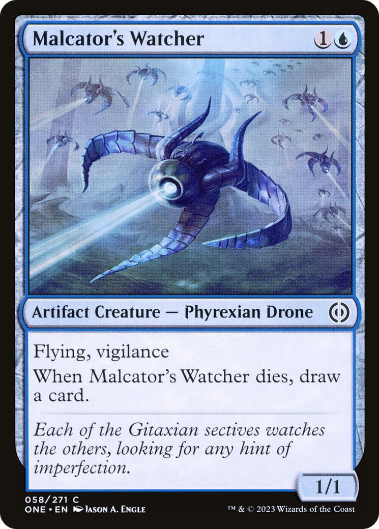 Malcator's Watcher [Phyrexia: All Will Be One] | Clutch Gaming