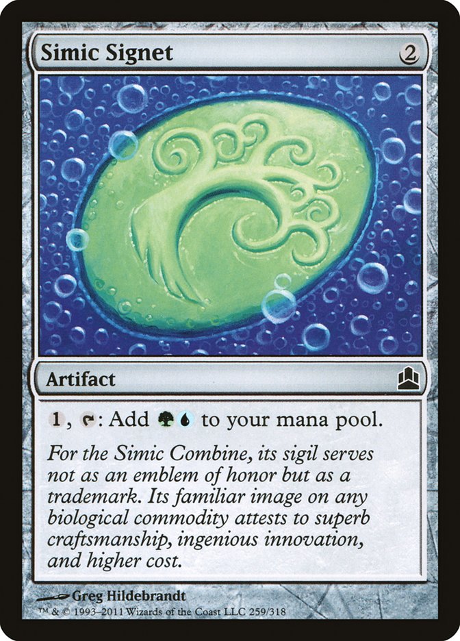 Simic Signet [Commander 2011] | Clutch Gaming