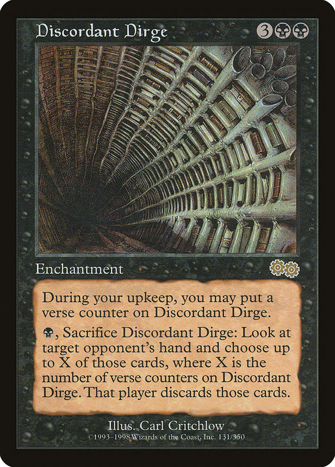 Discordant Dirge [Urza's Saga] | Clutch Gaming