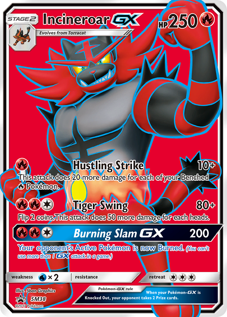 Incineroar GX (SM38) [Sun & Moon: Black Star Promos] | Clutch Gaming