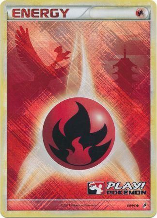 Fire Energy (89/95) (Play Pokemon Promo) [HeartGold & SoulSilver: Call of Legends] | Clutch Gaming