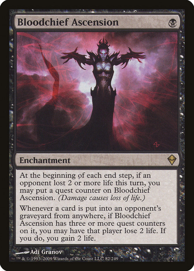 Bloodchief Ascension [Zendikar] | Clutch Gaming