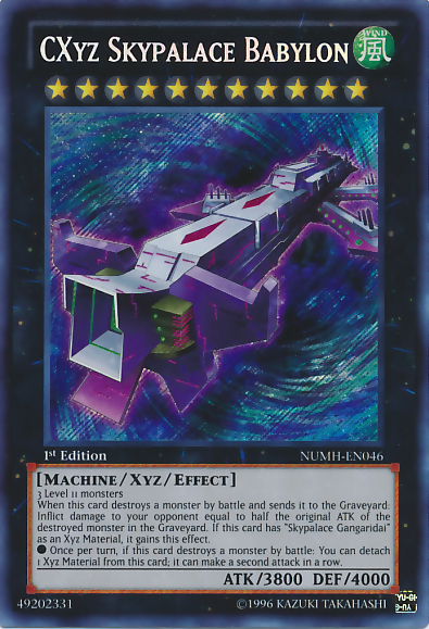 CXyz Skypalace Babylon [NUMH-EN046] Secret Rare | Clutch Gaming