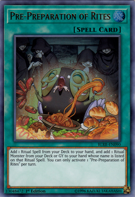Pre-Preparation of Rites [BLRR-EN090] Ultra Rare | Clutch Gaming