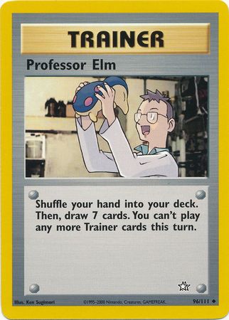 Professor Elm (96/111) [Neo Genesis Unlimited] | Clutch Gaming