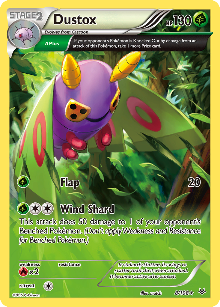 Dustox (8/108) [XY: Roaring Skies] | Clutch Gaming