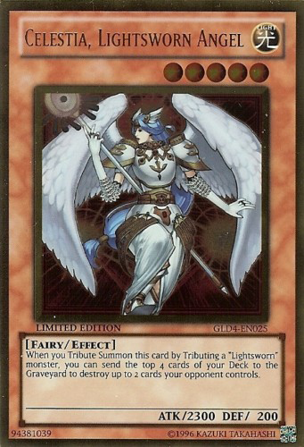 Celestia, Lightsworn Angel [GLD4-EN025] Gold Rare | Clutch Gaming