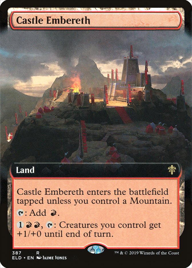 Castle Embereth (Extended Art) [Throne of Eldraine] | Clutch Gaming