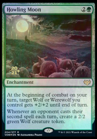 Howling Moon [Innistrad: Crimson Vow Prerelease Promos] | Clutch Gaming