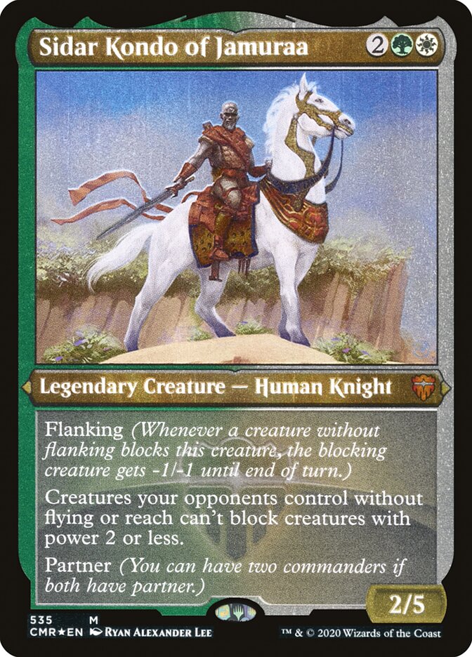 Sidar Kondo of Jamuraa (Etched) [Commander Legends] | Clutch Gaming