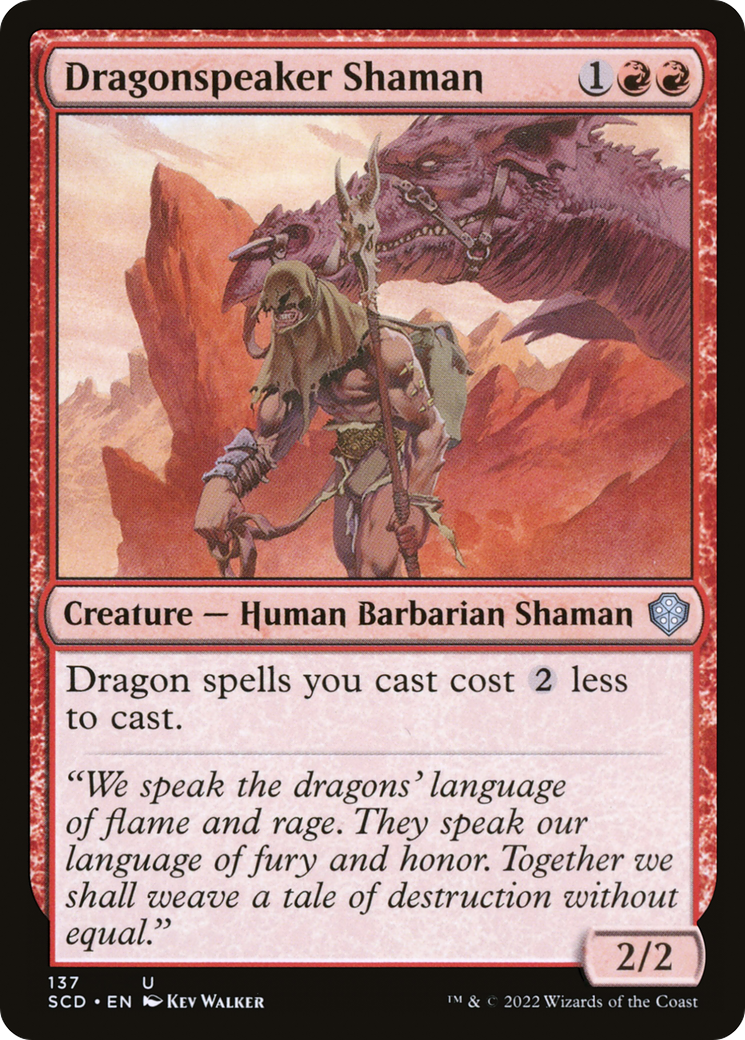 Dragonspeaker Shaman [Starter Commander Decks] | Clutch Gaming