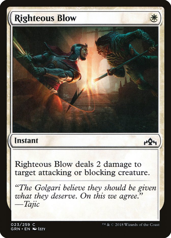 Righteous Blow [Guilds of Ravnica] | Clutch Gaming