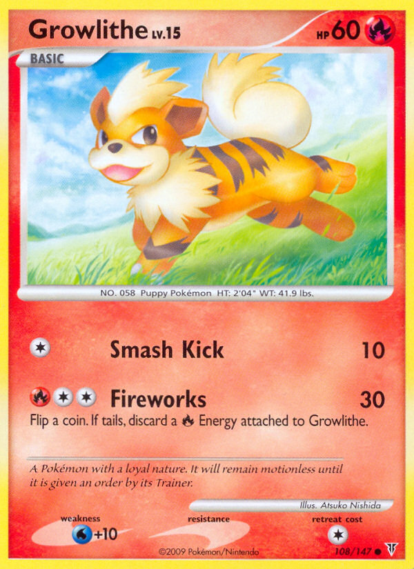 Growlithe (108/147) [Platinum: Supreme Victors] | Clutch Gaming