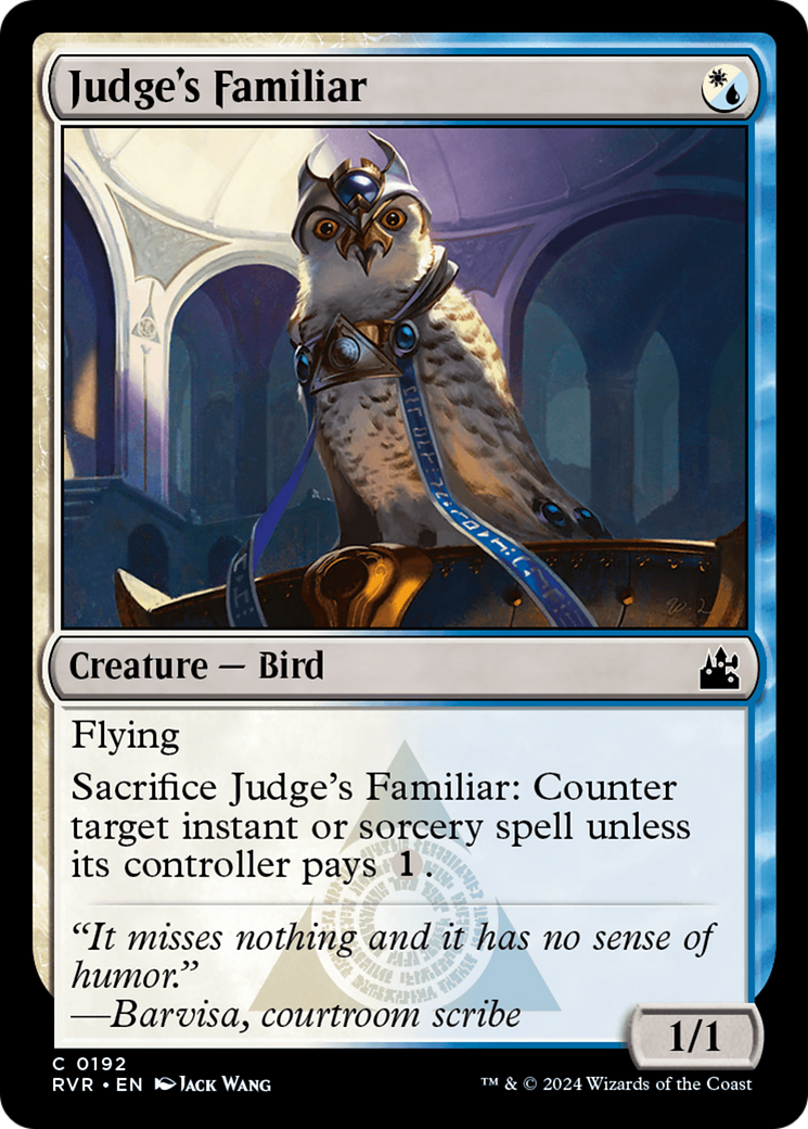 Judge's Familiar [Ravnica Remastered] | Clutch Gaming