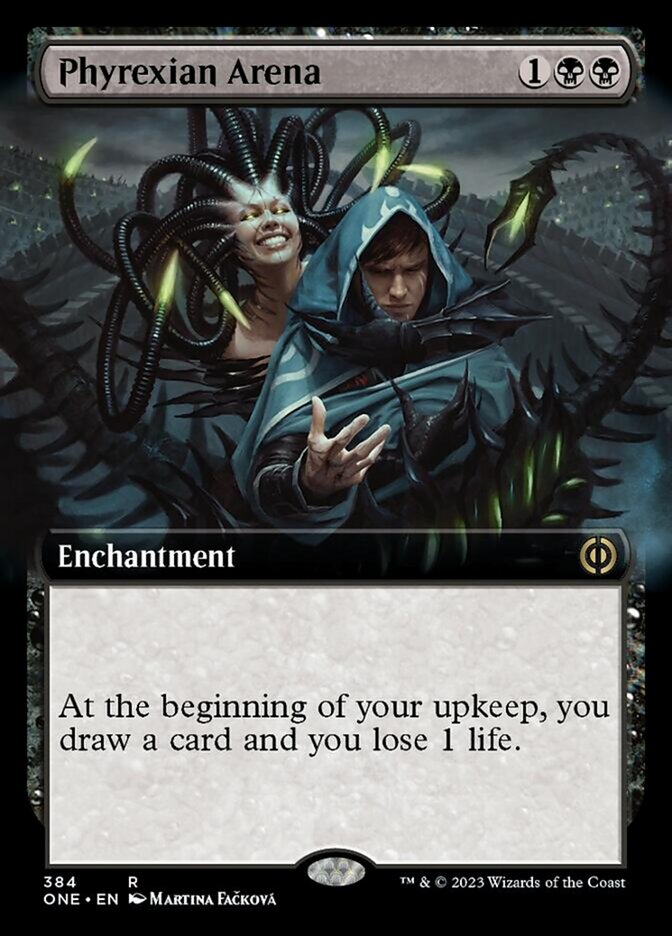 Phyrexian Arena (Extended Art) [Phyrexia: All Will Be One] | Clutch Gaming