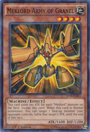 Meklord Army of Granel [BP03-EN083] Shatterfoil Rare | Clutch Gaming