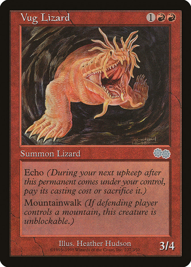 Vug Lizard [Urza's Saga] | Clutch Gaming