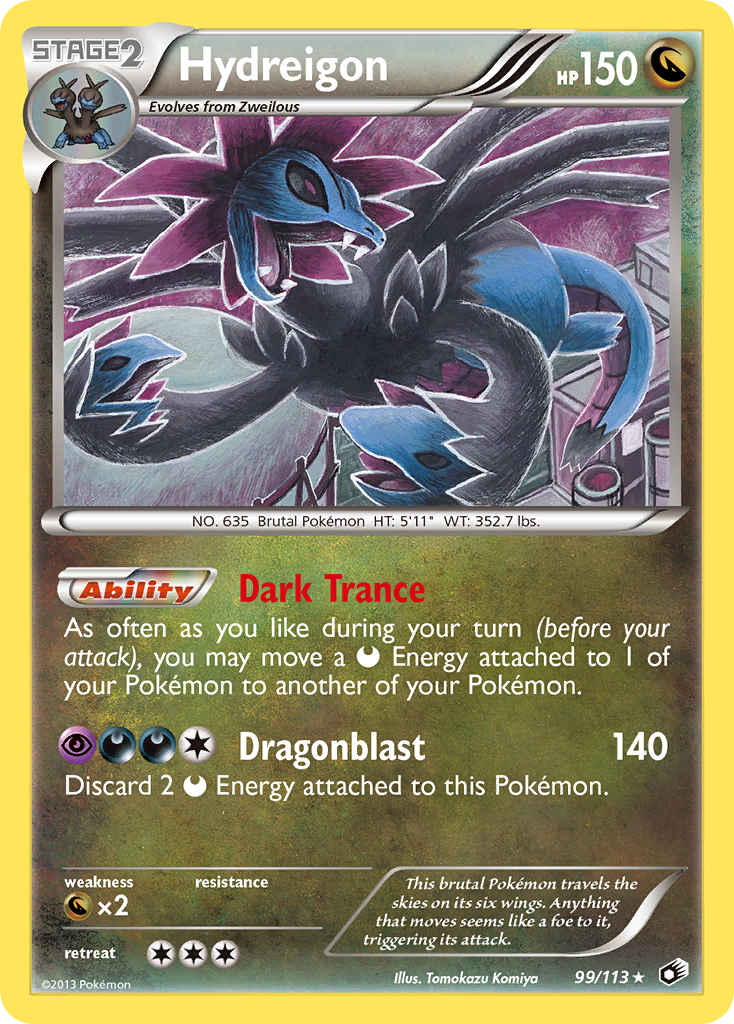 Hydreigon (99/113) [Black & White: Legendary Treasures] | Clutch Gaming