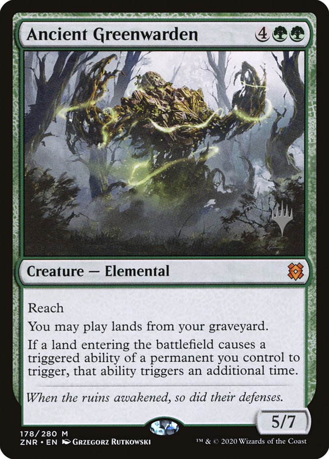 Ancient Greenwarden (Promo Pack) [Zendikar Rising Promos] | Clutch Gaming