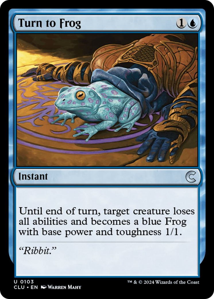 Turn to Frog [Ravnica: Clue Edition] | Clutch Gaming