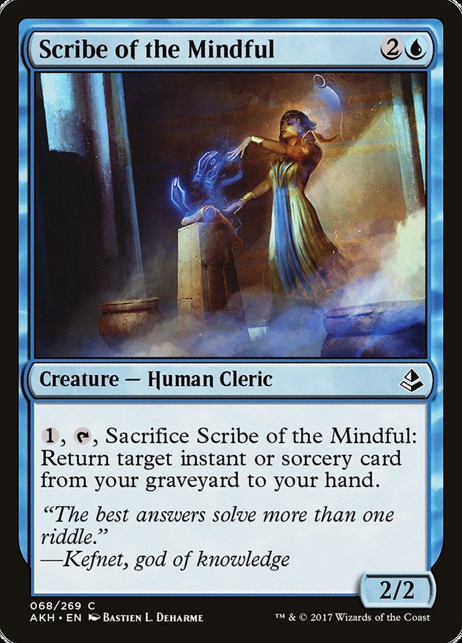 Scribe of the Mindful [Amonkhet] | Clutch Gaming