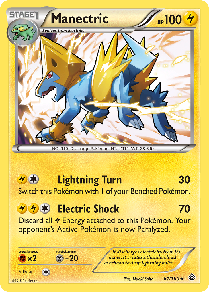 Manectric (61/160) [XY: Primal Clash] | Clutch Gaming