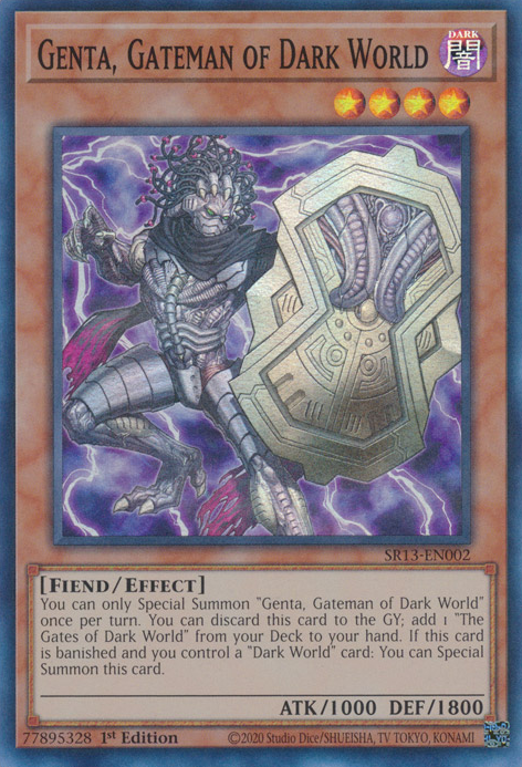 Genta, Gateman of Dark World [SR13-EN002] Super Rare | Clutch Gaming