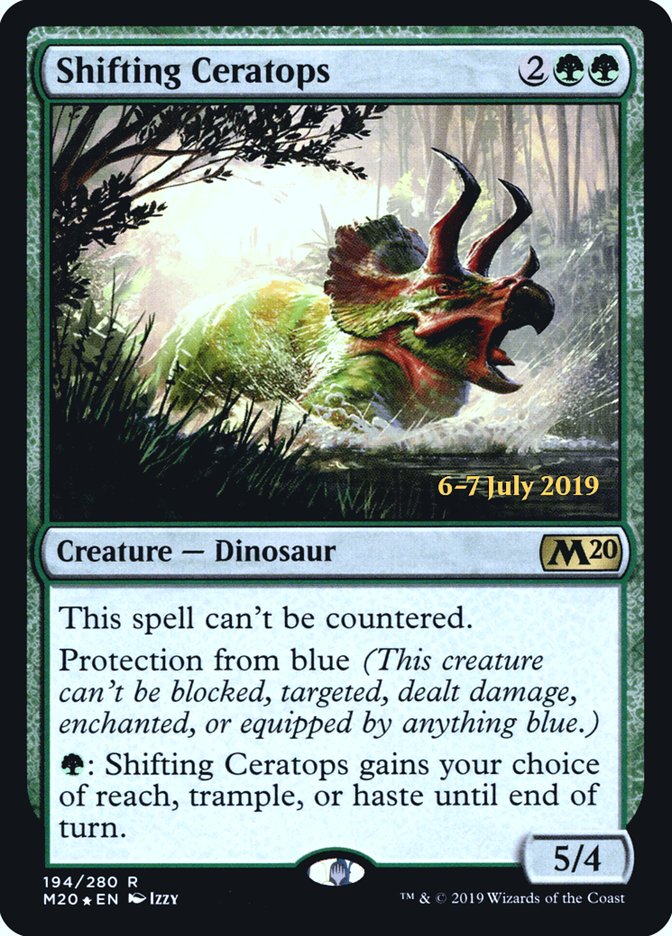 Shifting Ceratops [Core Set 2020 Prerelease Promos] | Clutch Gaming