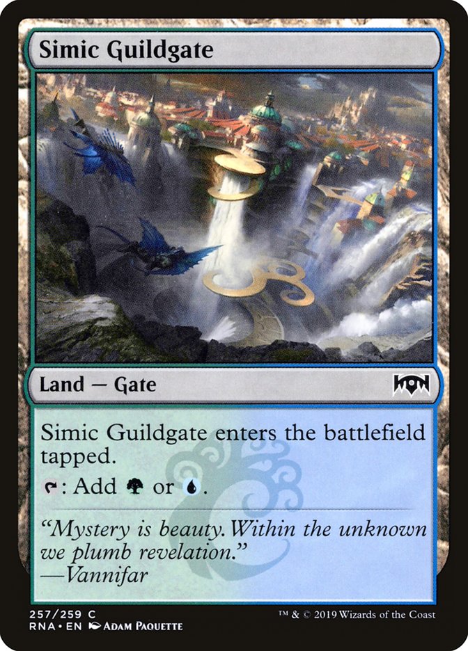 Simic Guildgate (257/259) [Ravnica Allegiance] | Clutch Gaming