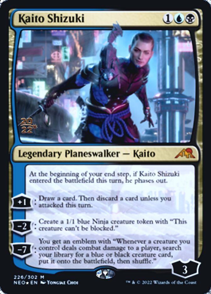 Kaito Shizuki [Kamigawa: Neon Dynasty Prerelease Promos] | Clutch Gaming