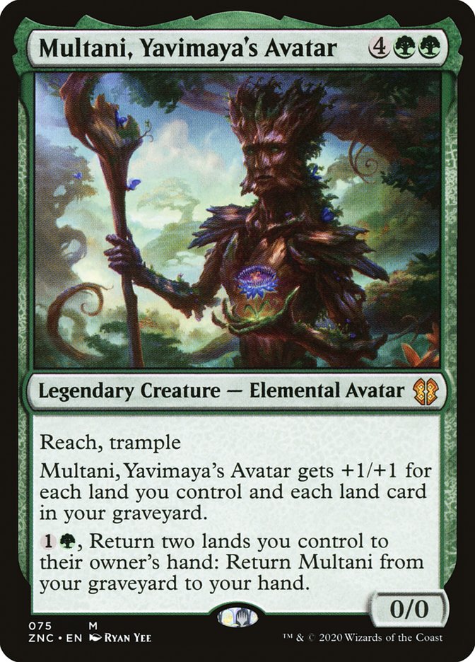 Multani, Yavimaya's Avatar [Zendikar Rising Commander] | Clutch Gaming