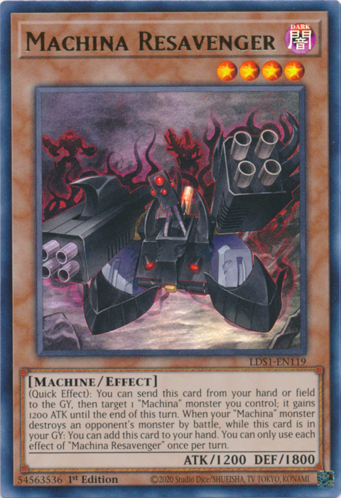 Machina Resavenger [LDS1-EN119] Ultra Rare | Clutch Gaming