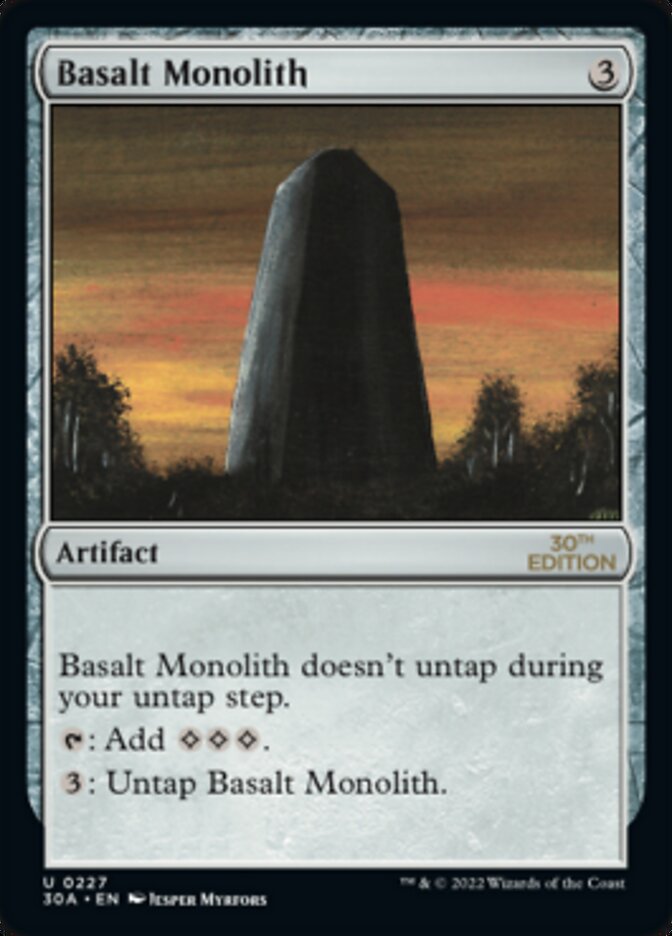 Basalt Monolith [30th Anniversary Edition] | Clutch Gaming