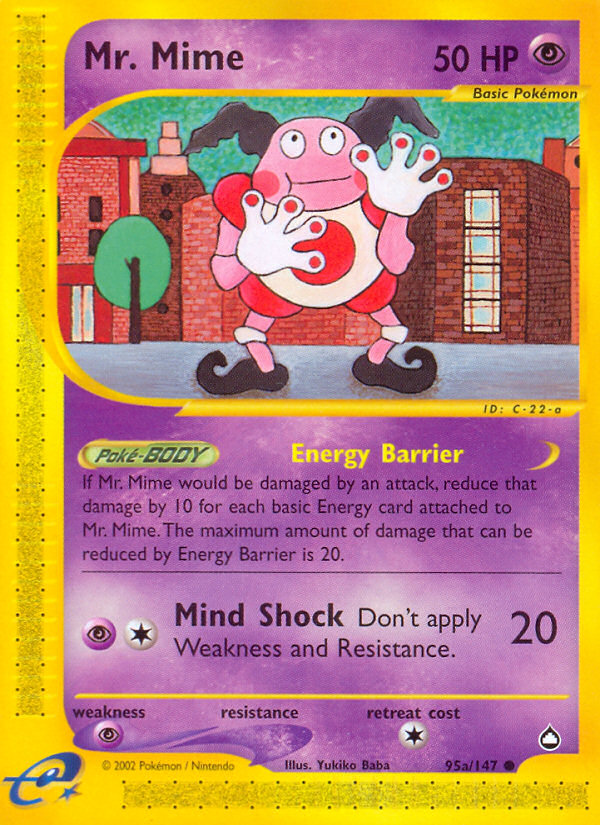 Mr. Mime (95a/147) [Aquapolis] | Clutch Gaming