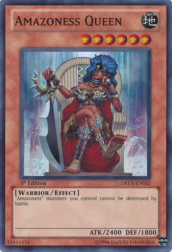 Amazoness Queen [DREV-EN032] Super Rare | Clutch Gaming