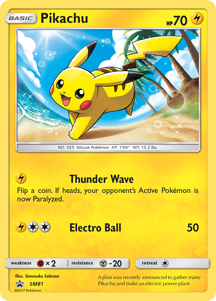 Pikachu (SM81) [Sun & Moon: Black Star Promos] | Clutch Gaming