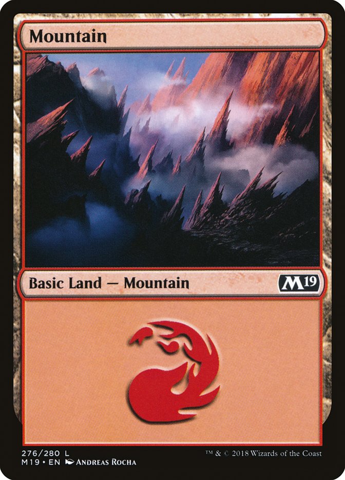 Mountain (276) [Core Set 2019] | Clutch Gaming