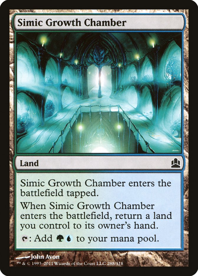 Simic Growth Chamber [Commander 2011] | Clutch Gaming