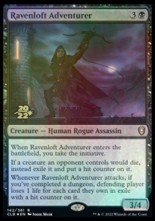 Ravenloft Adventurer [Commander Legends: Battle for Baldur's Gate Prerelease Promos] | Clutch Gaming