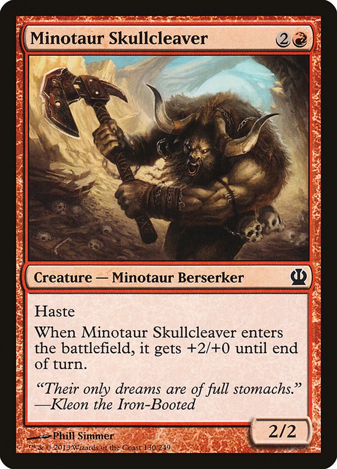 Minotaur Skullcleaver [Theros] | Clutch Gaming