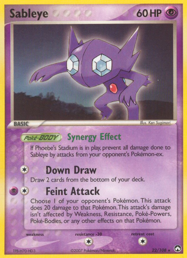 Sableye (22/108) [EX: Power Keepers] | Clutch Gaming