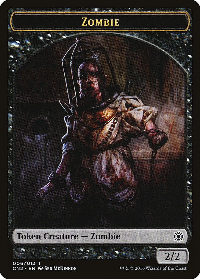 Zombie Token [Conspiracy: Take the Crown Tokens] | Clutch Gaming