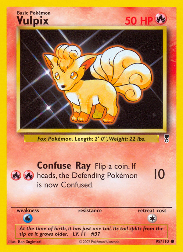 Vulpix (98/110) [Legendary Collection] | Clutch Gaming