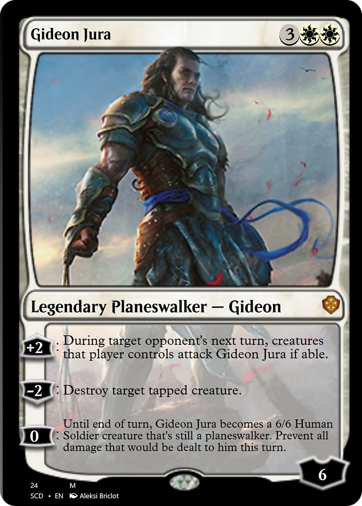 Gideon Jura [Starter Commander Decks] | Clutch Gaming