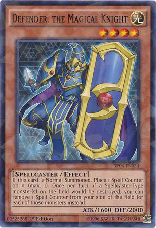 Defender, The Magical Knight [BP03-EN054] Shatterfoil Rare | Clutch Gaming