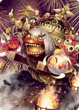 March of Reckless Joy Art Card [Kamigawa: Neon Dynasty Art Series] | Clutch Gaming