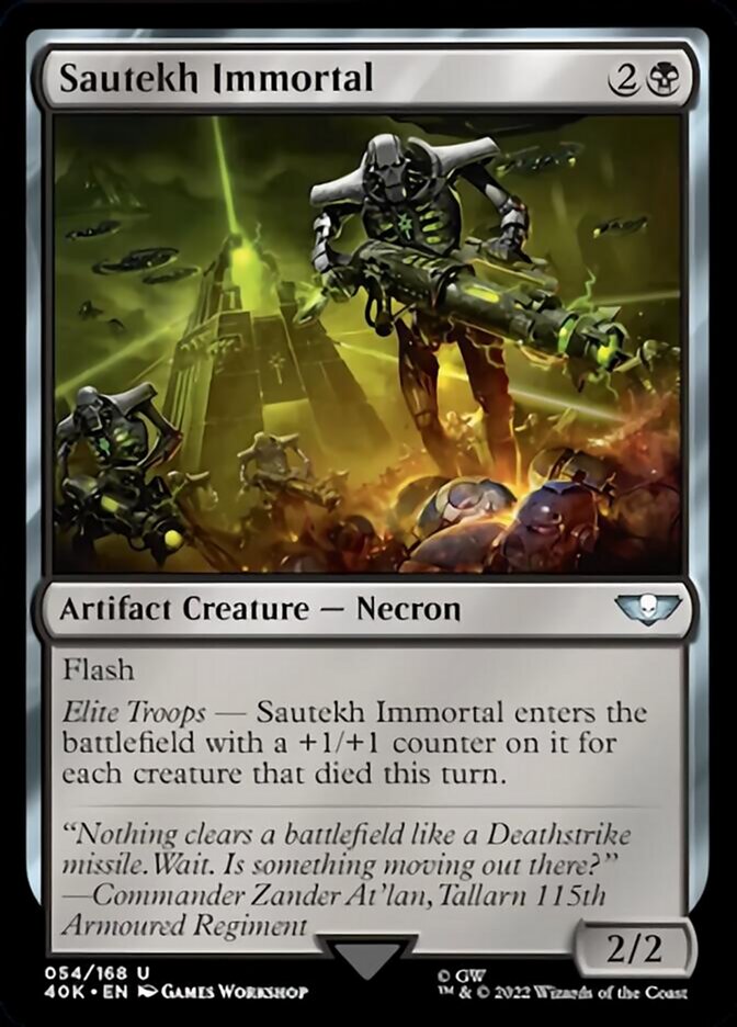 Sautekh Immortal (Surge Foil) [Warhammer 40,000] | Clutch Gaming