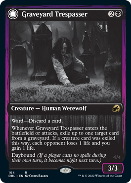 Graveyard Trespasser // Graveyard Glutton [Innistrad: Double Feature] | Clutch Gaming